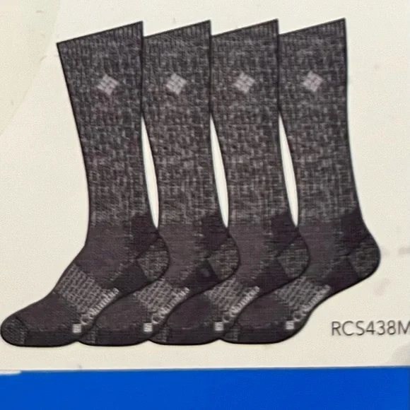 Columbia Socks Men’s 4 Pair Size 6-12 Soft Cushioned Cotton Blend. - Picture 3 of 4
